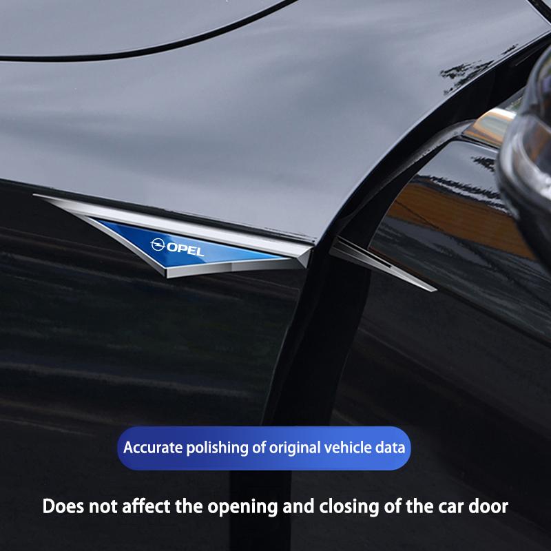 AAAEI1 Car sticker badge metal 3D decorative blade style accessories For Opel Corsa D Astra Insignia Mokka Adam Combo OPC Vauxhall