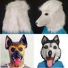 Poodle Wolf Dog Husky Mask Latex Pet Dog Costume For Christmas And Halloween