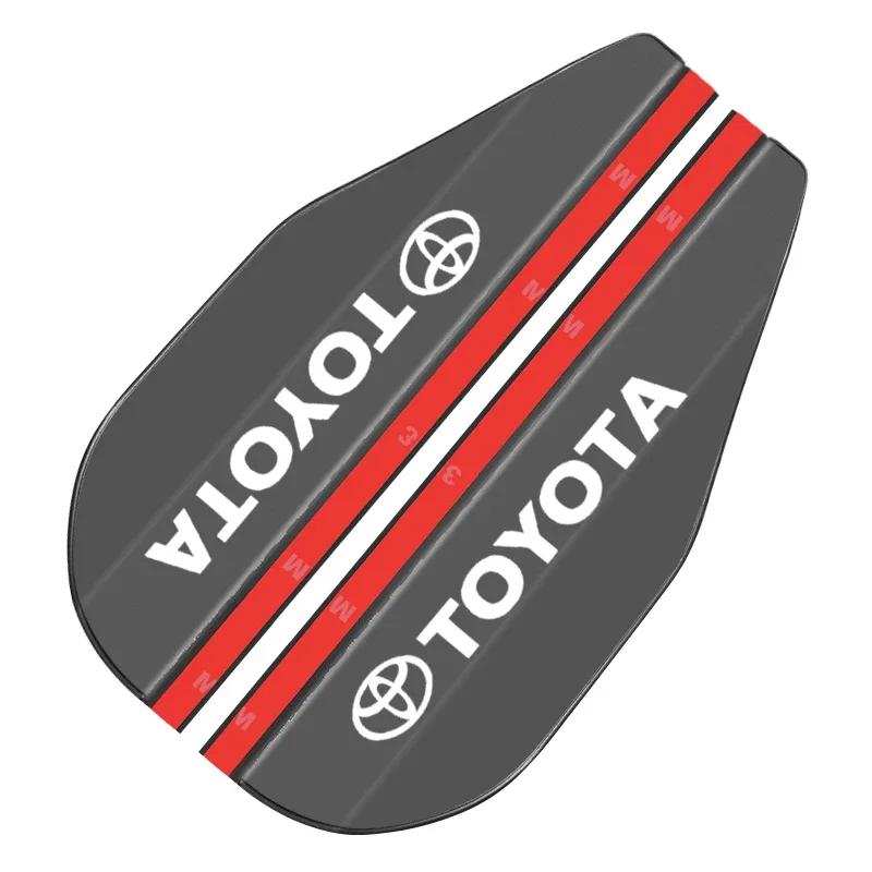 2Pcs Car Rear View Side Mirror Rain Board Eyebrow Sticker For Toyota Yaris Corolla Avensis Aygo Vitz Vios Yaris Mark-X Mirai