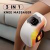 2026 New Gift 3-in-1 Cordless Knee Massager: Smart Air Pressure, Vibration 3D Kneading, Rechargeable for Knee Shoulder Elbow Pain Relief