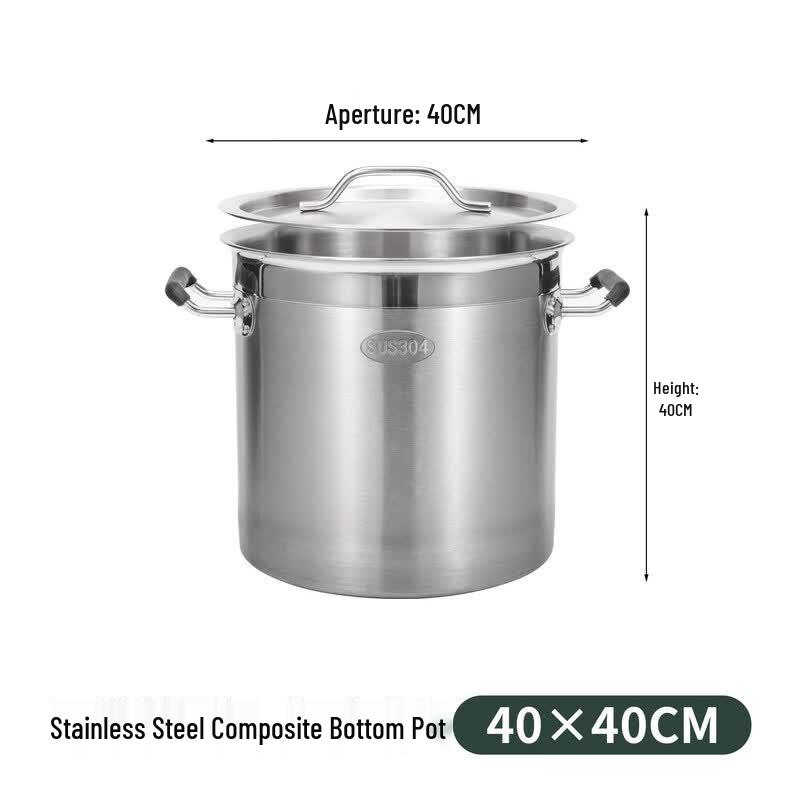 304 Stainless Steel Induction Soup Pot