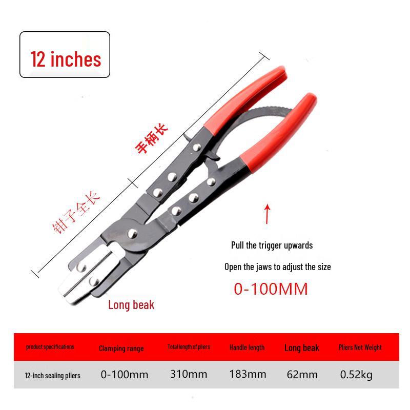 Car Oil Hose Sealing & Stop Pliers - Air Conditioning, Water, & Oil Hose Clamp Repair Tool