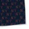 New MLB New York Yankees Denim Gradation Jacquard Monogram New York Yankees Denim Denim Short Skirts Women's Blue 3FDSM0144-50INS