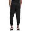 Adidas Originals Trefoil Logo Vintage Sports Printed Cuffed Casual Pants Men Bottoms Black FK9998