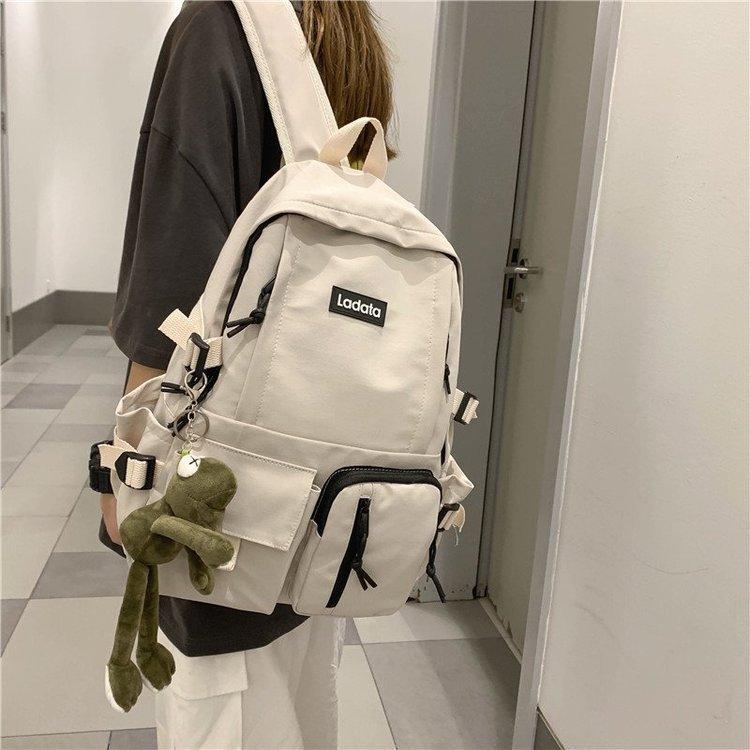 New Korean Version Junior High School Student Schoolbag Harajuku Ulzzang College Style Backpack Computer Backpack LOGO