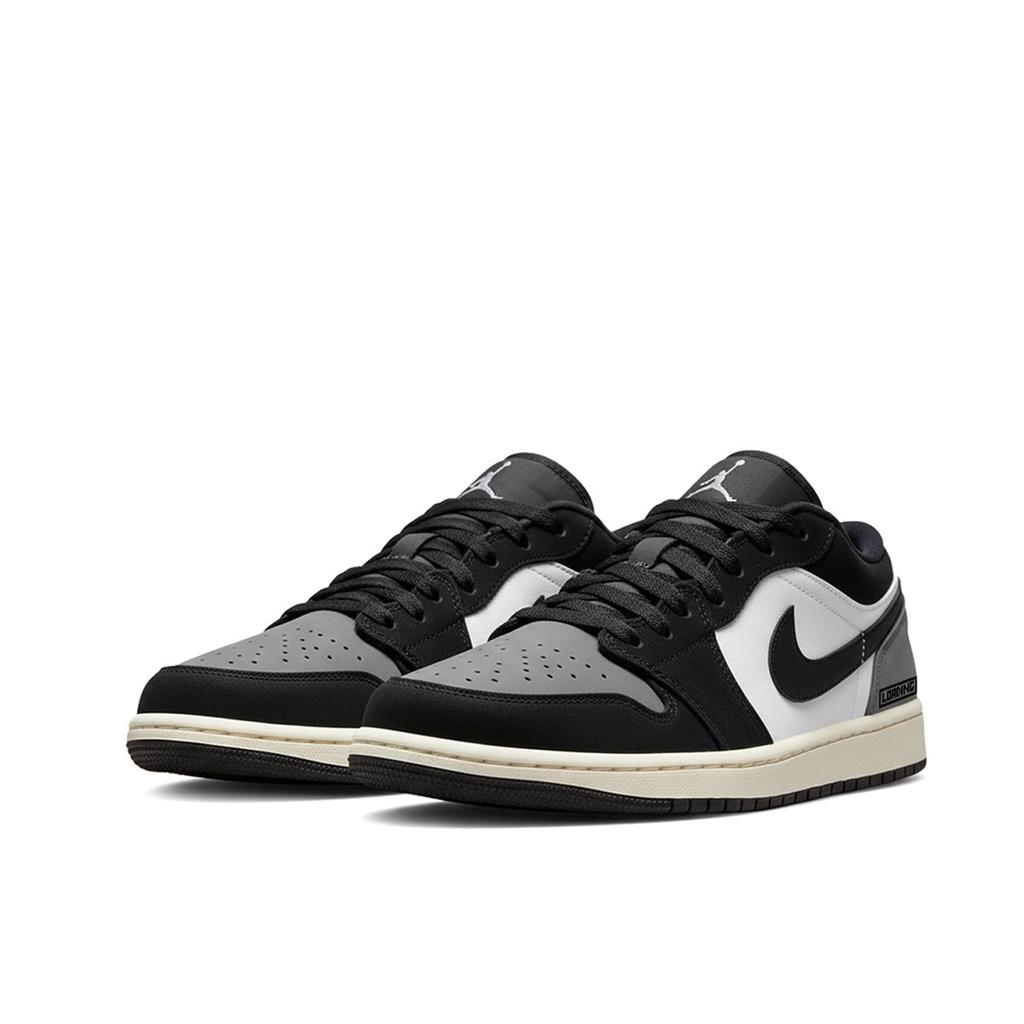Jordan Air Jordan 1 Low Top Vintage Basketball Shoes Unisex Black White II3788-003(Team59-SBOX)