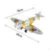 1:48 Building Kits Airplane Model Desk Decoration Educational Boy Toy Ornament Assemble DIY Plane 3D