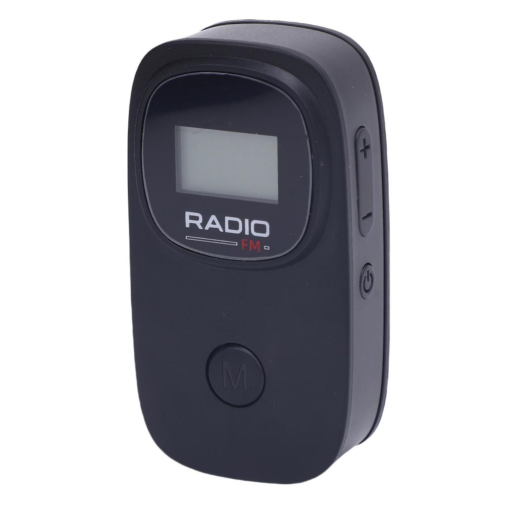 Compact FM Radio with Belt Clip, Auto Scan and Digital Tuning, Portable Battery Operated HD Backlit Radio for Travel, Outdoor