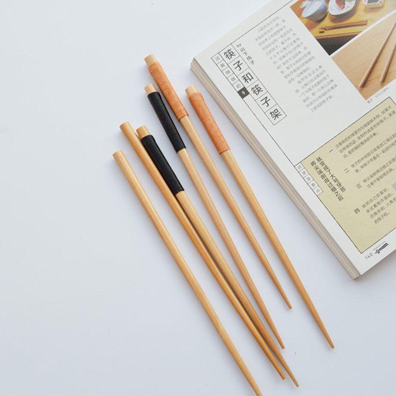 Japanese Value Gift Wooden Handmade Kitchen Tools Natural Chestnut Wood Chopsticks