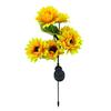 Solar-Gartenlicht, Wasserdichtes Automatisches Ein/Aus-Design, Sonnenblumenförmige Gartenlampen für Hof Terrasse