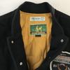 USED/Made In Japan MACHOPE Leather Sleeve Stadium Jacket Men M Black cBH552