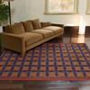 American Retro Checkered Carpet Contrasting Colour Bedroom Living Room Study Carpet Classic Home Decor