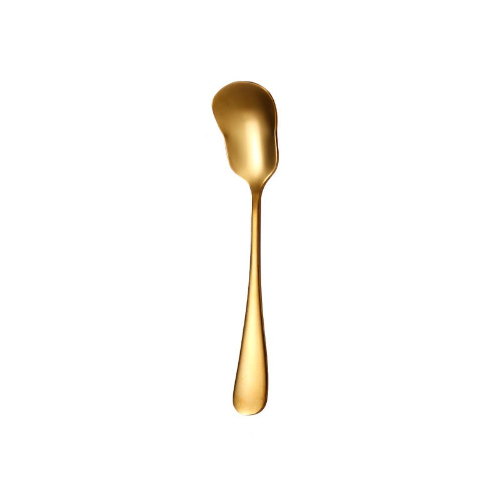 High Quality Portable Dessert Spoon Stainless Steel Short Handle Coffee Spoon Stirring Spoon