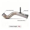 Modified Titanium Exhaust Tail Pipe for BMW F750GS/F850GS