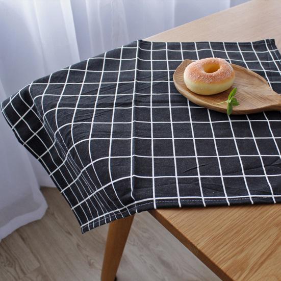 40x60cm Simple Cotton Linen Napkin Placemat Dining Table Background Cloth Decor