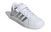 Adidas Grand Court 2.0 Little Kid 'White Matte Silver' GW6516
