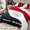 Ajax Amsterdam Printed Bedding Set Custom Name Text 1 Duvet Cover 2 Pillowcases For Bedroom