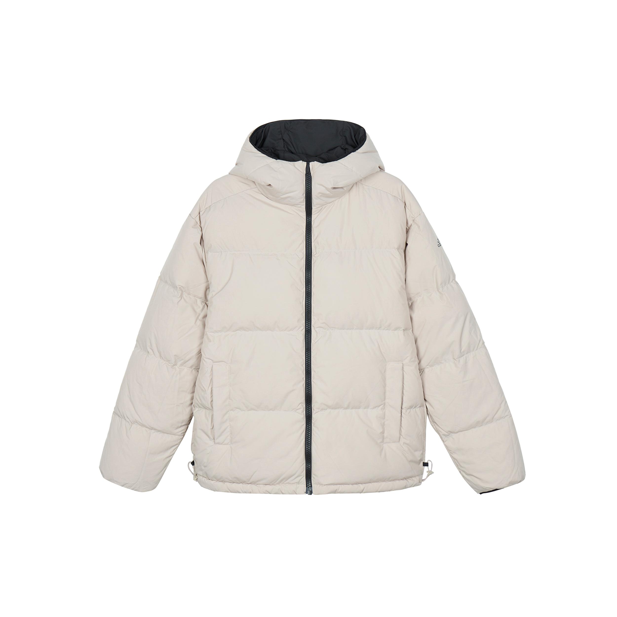 

Новая пуховая куртка Adidas мужская светло-бежевая/черная IS0371 M