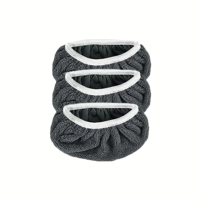 

3PCS Reusable Mop Replacement Pads, Washable Durable Highly Absorbent for Dry Wet Use, for Home School Restaurant Hotel небесно-голубой