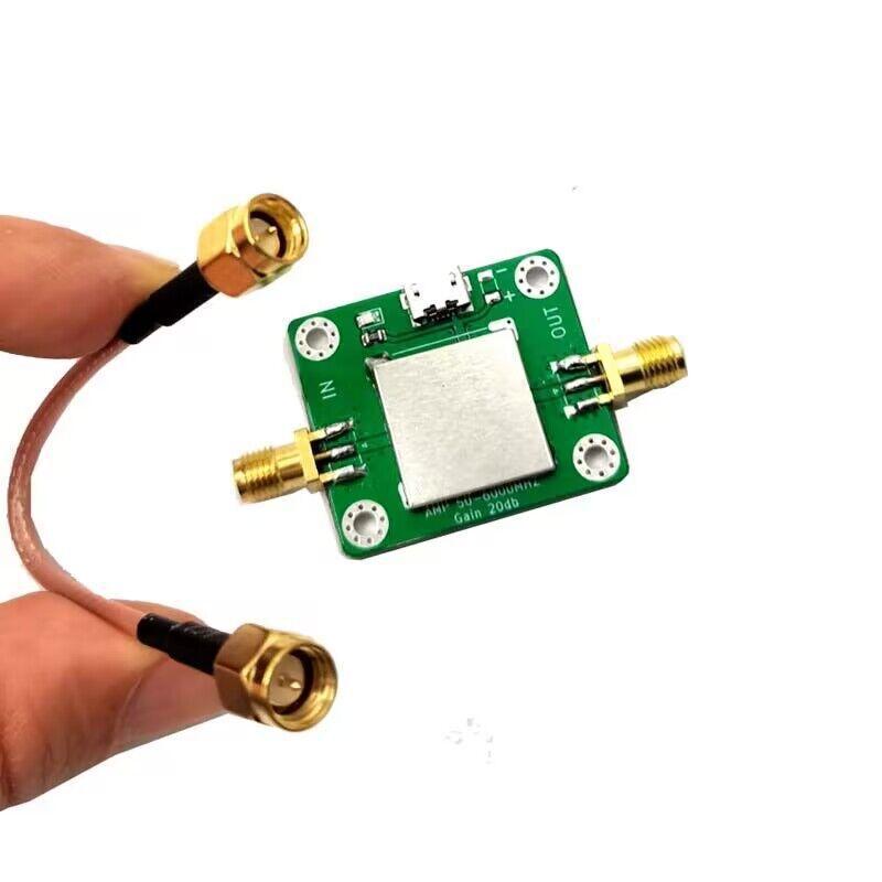 20dB Gain 50MHz-6GHz LNA USB Power RF Amplifier for Hack RF One Radio Test