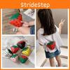 Themed Strawberry Pu Leather Girls Purse Antitheft Shoulder Bag Gift Toddler