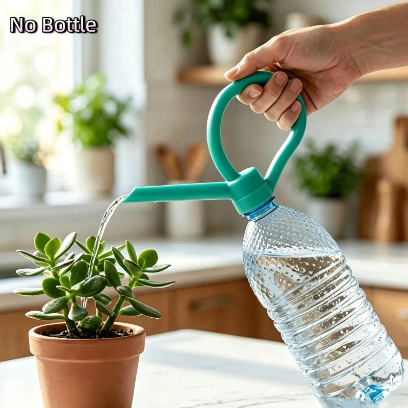 Portable Watering Can Nozzle Simple Plant Watering Device Diy Bottle Cap Spout For Home Bonsai Irrigation