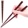 FlaColle Thick Made In Gift [Husband's Chopsticks] Chopsticks, Japan, Men's, 23.5cm, Wooden, Non-Slip, Large, Stylish, Thick, (Ranbori)