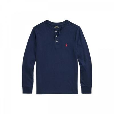 Polo Kids Boys 8 18 Years Old Cotton Jersey Henley Shirt  Cwpokniy8021524410 
