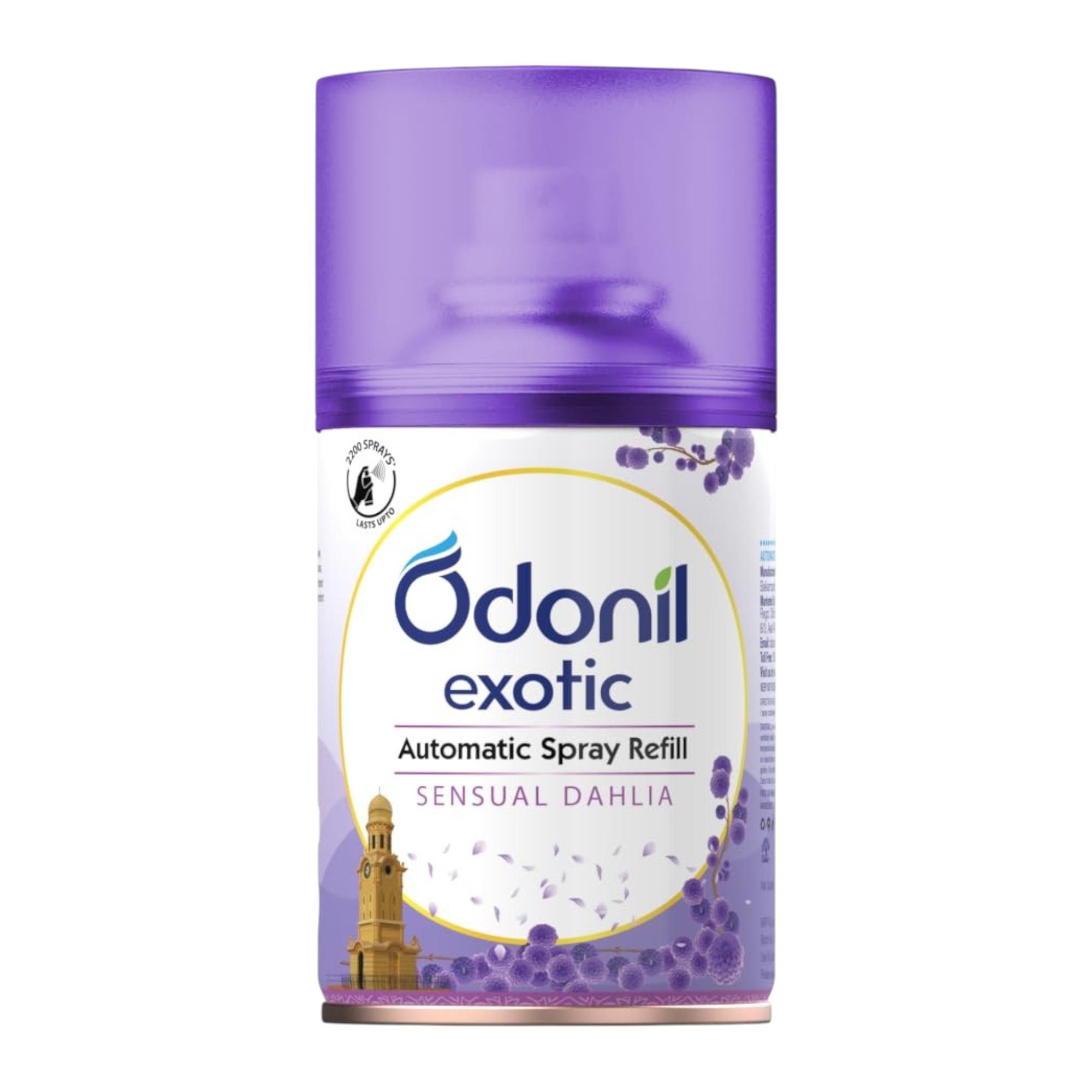 

Dabur Odonil Автоматический освежитель воздуха спрей 225мл сменный блок Чувственный георгин Стойкий аромат для дома офиса гостиной