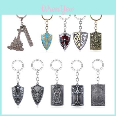 Dark Souls Shield Keychain Metal Collectible Gift For Gamers And Fans