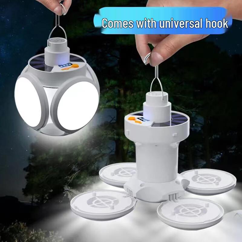 

Foldable Solar Rechargeable LED Football Light
