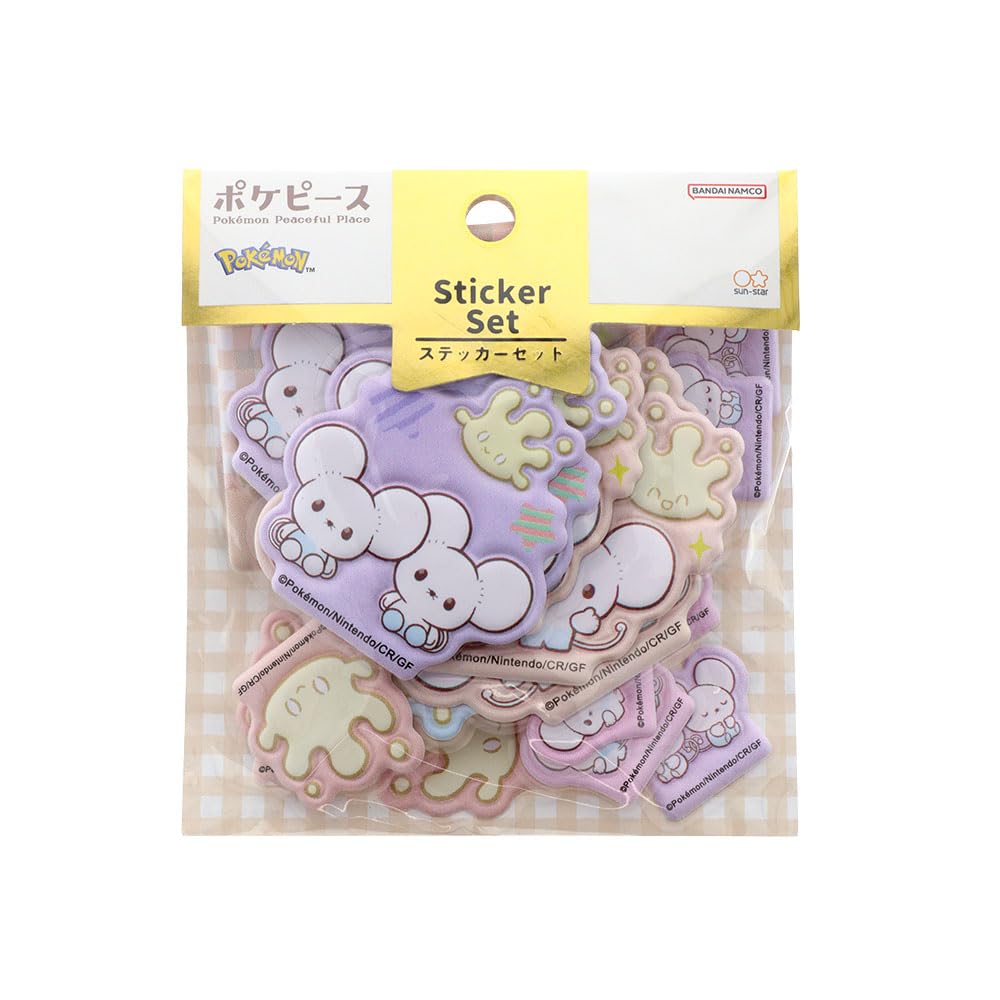 

Stationery Goods Mahomeru Wakkanezumi S8814228 Sun-Star Pokémon Sticker &