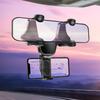 360° Adjustable Rearview Mirror Phone Holder for Cars