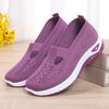 Summer Comfortable and Breathable Casual Women's Shoes Flat Bottomed Hollow Mesh Fabric Shoes for Women