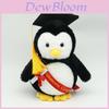 Penguin Cow Doctor Plush Toy With Pp Cotton For Graduation Gifts And Kids
