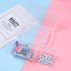 New Mini Plastic Box Rectangular Box Translucent Box Packing Box Storage Box Dustproof Durable Jewelry Storage Case Container