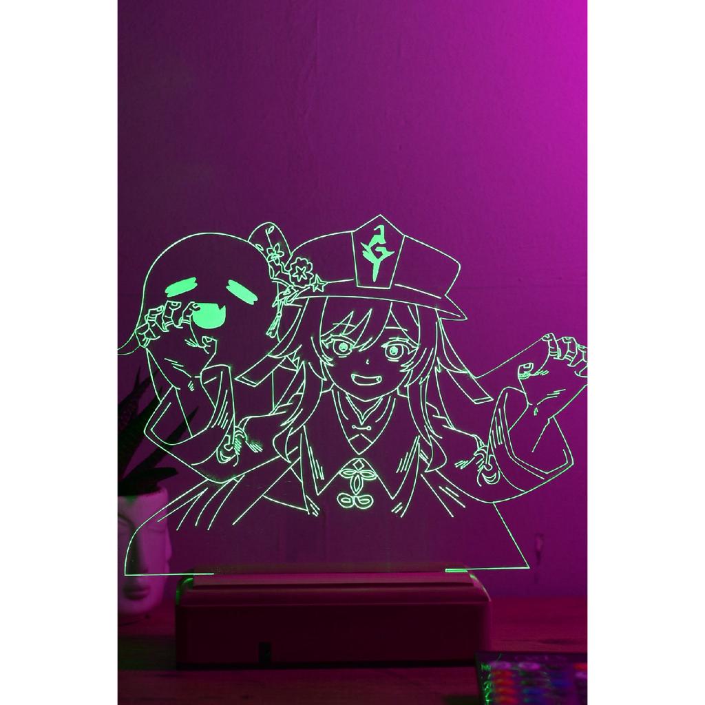 Genshin Impact Hu Tao 16 Color Controlled Night Light