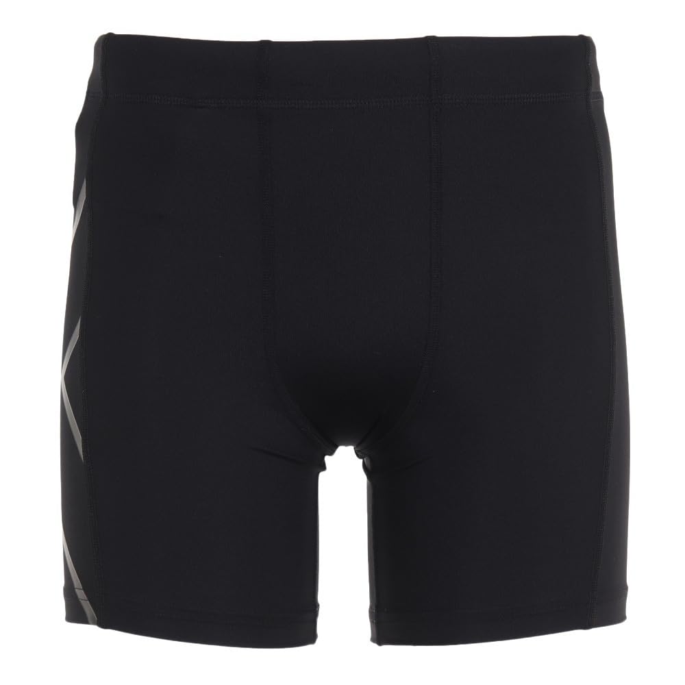 

Two Times You Men s Compression 1/2 Shorts, Inner Tights, Size L, MA4508bBLK/NROL