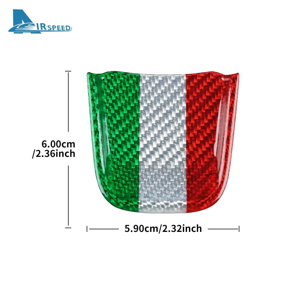 Real Hard Carbon Fiber Sticker For Fiat 500 Abarth 595 2020 2021 2022 2023 Car Bottom Tricolor Interior Trim Accessories