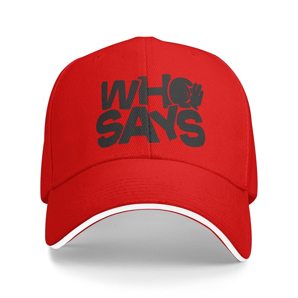 LYKN Who Says Casual Baseball Cap ThamePo Series Outdoor Sports Trucker Hat Summer Breathable Men Adult y2k Funny Baseball Caps