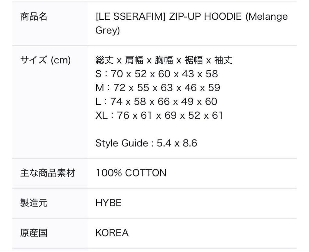 [USED] LE SSERAFIM ZIP-UP HOODIE