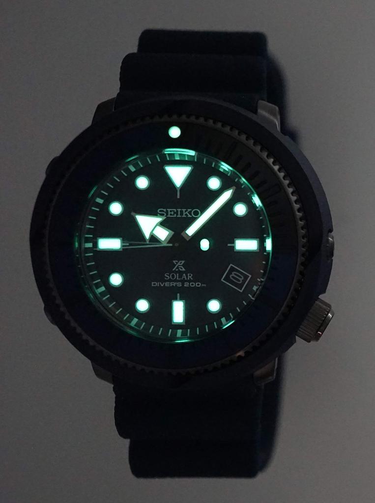 SEIKO Prospex Street Sports Solar Diver 200M Watch with Blue Dial and Silicone Band Men's (SNE533P1)