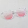 Desirable Large Frame Blush Sunglasses with Makeup Effect, UV Protection