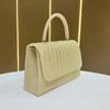 New Gold Pleated Handbag,Perfect Party Banquet Bag,Evening Shoulder Crossbody Bag