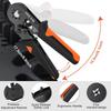 Tubular Terminal Crimping Pliers HSC8 6-4A Crimper Wire Mini Ferrule Crimper Tools Household Electrical Kit With Box