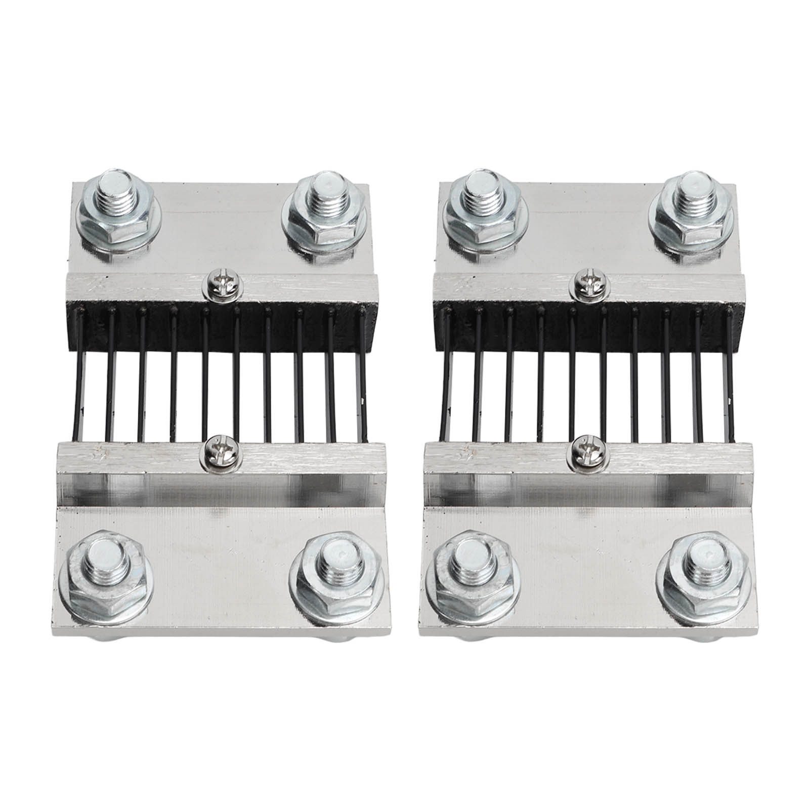 

2 Pcs 75mV DC Current Measuring Shunt Resistor High Accuracy External Shunt for Ammeter 1000A