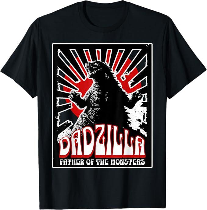 

Vintage Dadzilla Father Of The Monsters Fathers Day T-Shirt 4XL