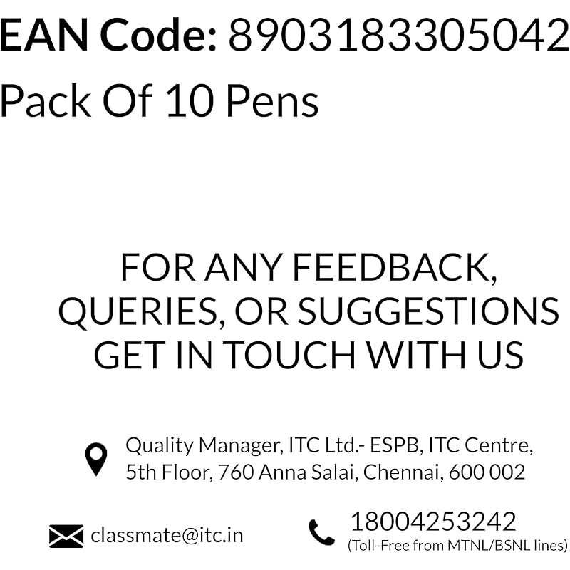 

Classmate Spin Ball Pen- Black (Pack of 10)|Attractive Matte Finish for Boys & Girls|Smooth Writing Ball Pen|Fidgeting C 101 чорний