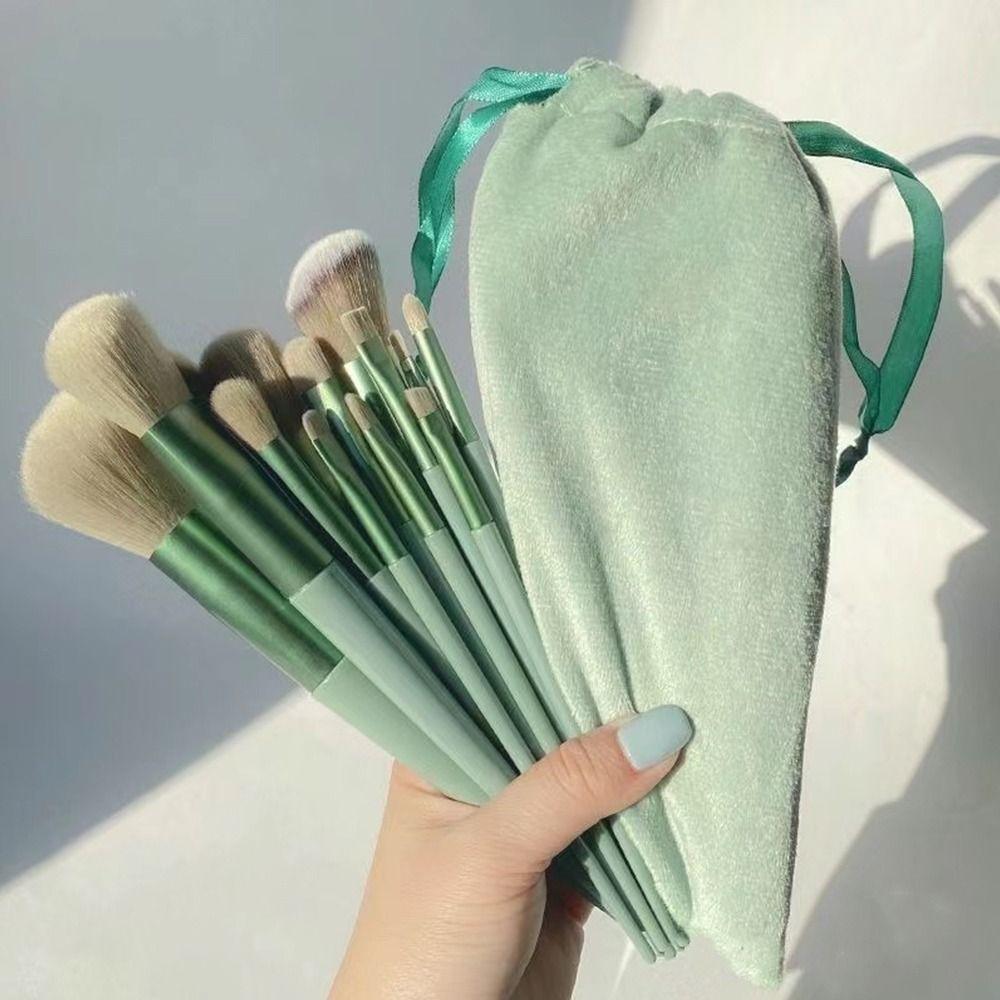 13Pcs Soft Hair Makeup Brushes Set 5 Colors Cosmetic Brush New Make Up Beauty Tools