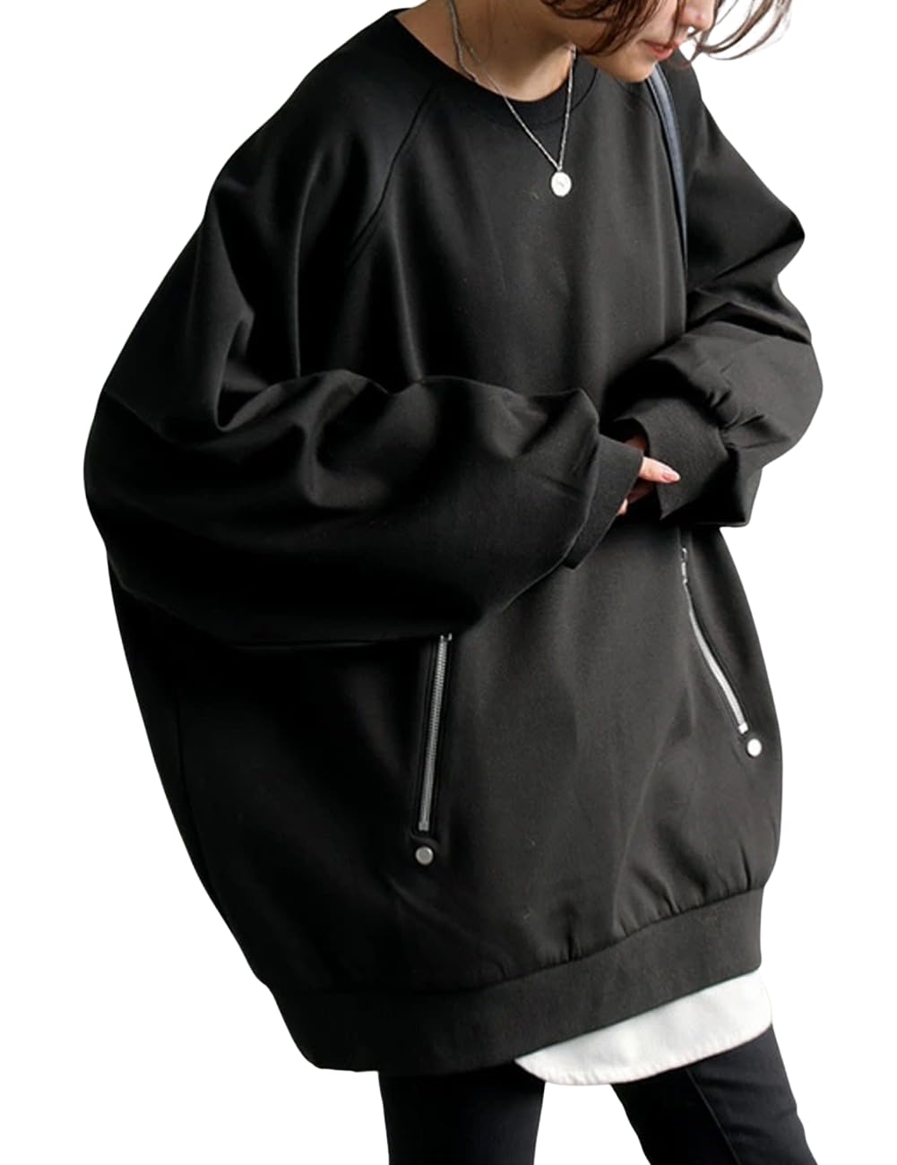 

antiqua Ponte Pullover One Size Black Women s Top, ZA-00241, 05,